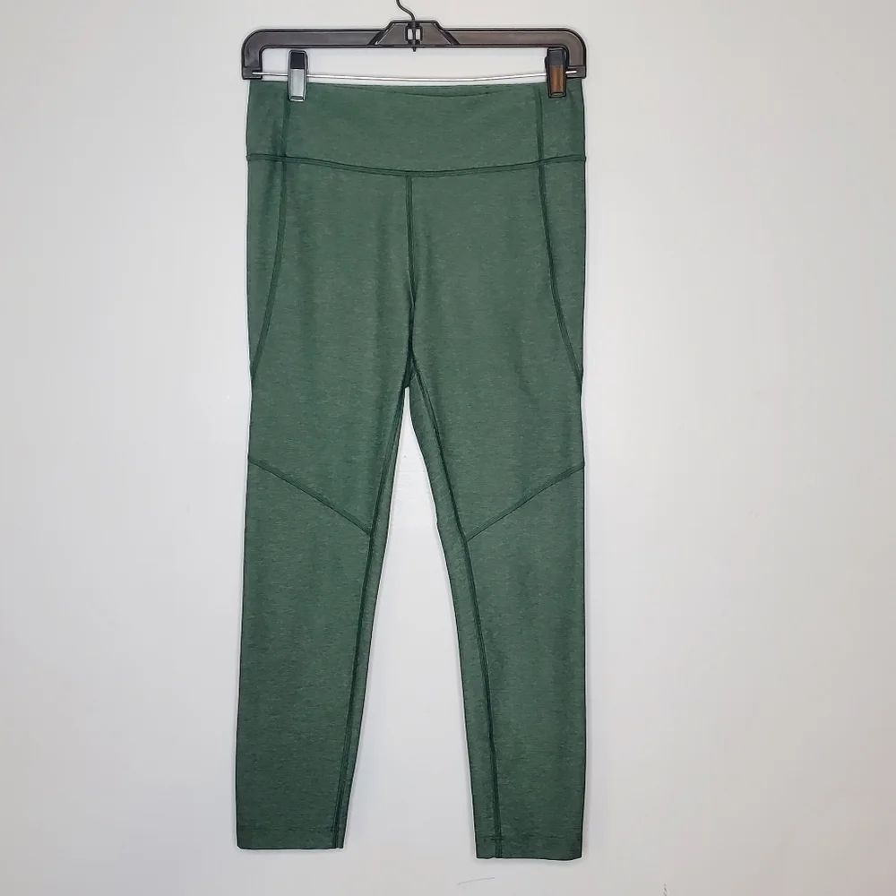 Outdoor voices cropped leggings heathered‎ evergreen size medium